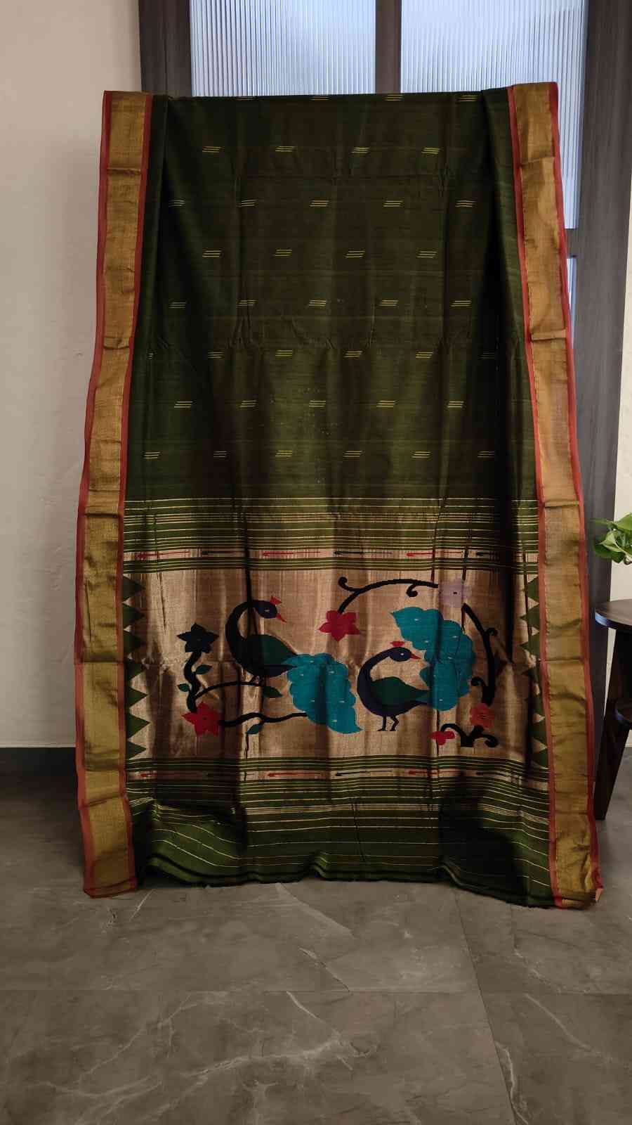 Handloom Cotton Paithani view 2