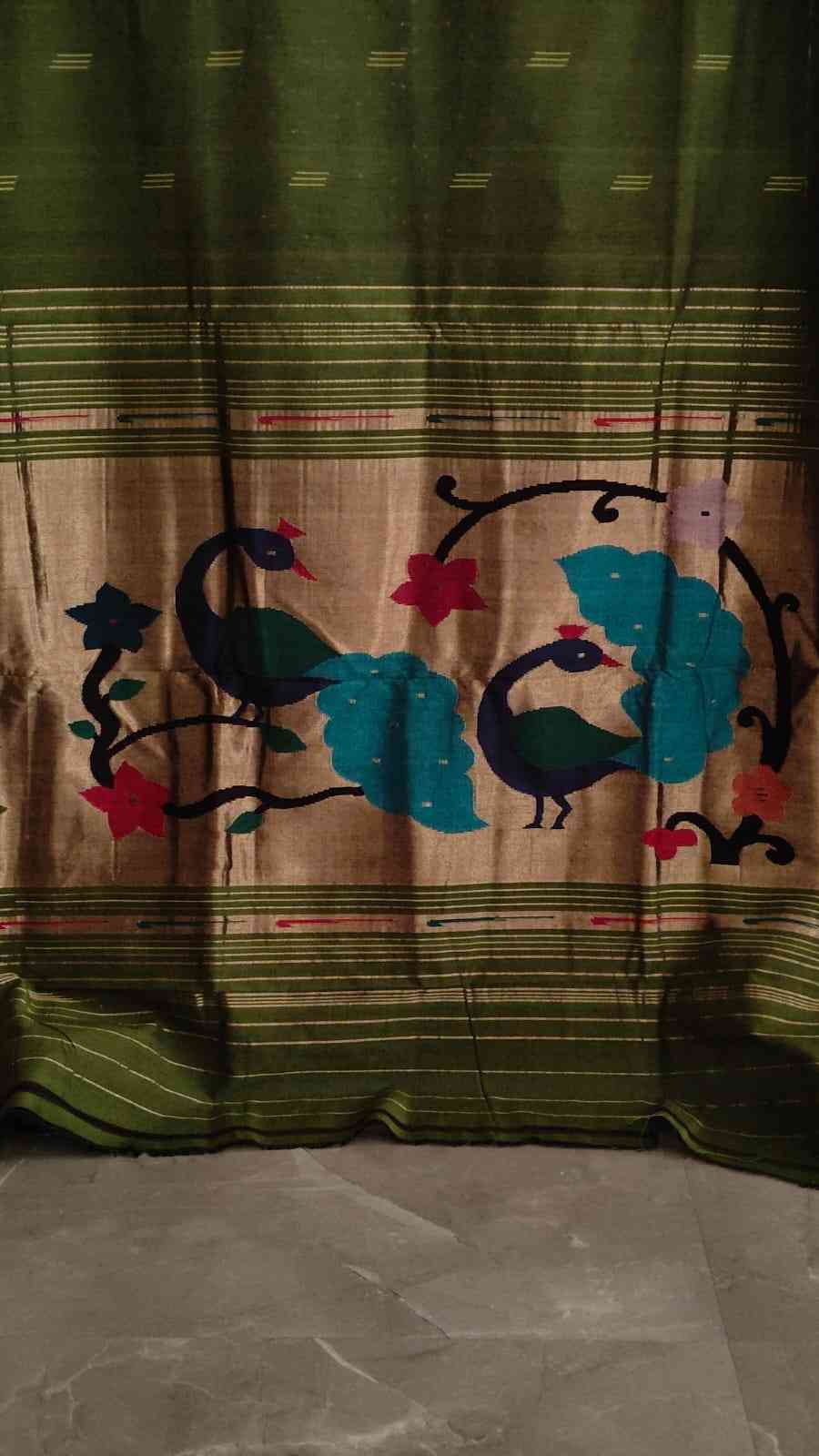 Handloom Cotton Paithani view 3