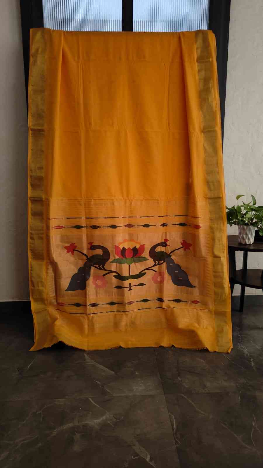 Handloom Cotton Paithani view 2